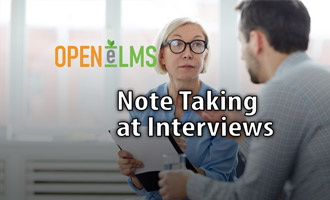 Note Taking at Interviews e-Learning